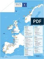 Map Eurovelo 1. Atlantic Coast Route