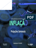 Projeções Semanais IPCA INPC IGP-M FOCUS