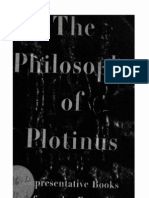 The Philosophy of Plotinus, Representative Books From The Enneads, Selected and Translated With An Introduction by Joseph Katz, 1950