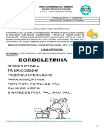 1ºA - 1º Bimestre - Bloco 2 - 19.04.2021 A 07.05.2021