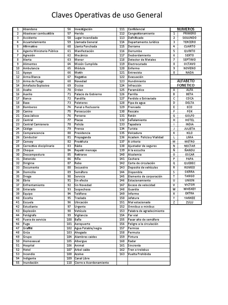 Claves Operativas CARTA PDF Transporte La seguridad