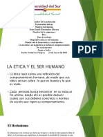 Ética y ser humano: Hedonismo, utilitarismo, existencialismo, marxismo, estoicismo