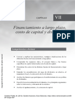 Financiamiento A Largo Plazo Costo de Capital y Dividendos PDF