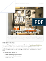 PLC Application For Speed Control of AC Motors With Variable Speed VS Drive