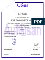 Certificado PAB 179