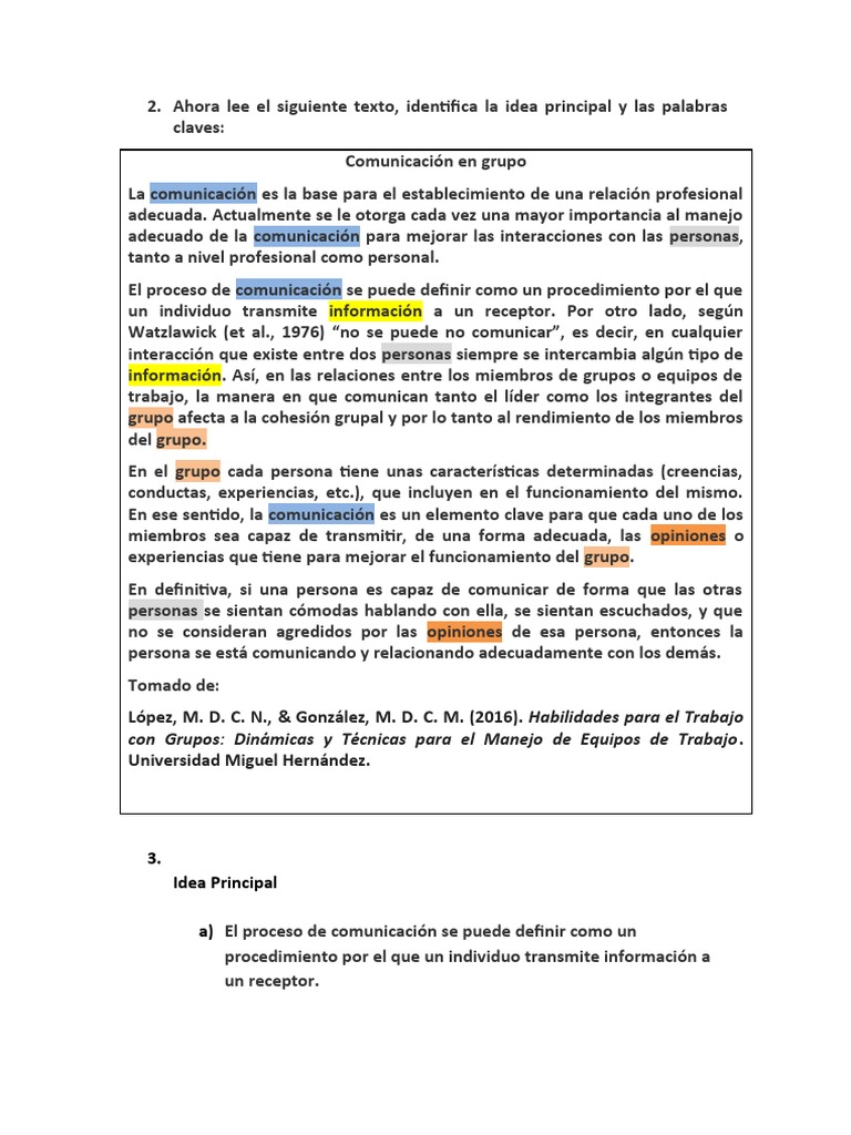 Comunicación Efectiva en Grupos | PDF | Crecimiento personal y profesional