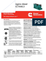 Grupo Electrógeno Diesel Motor Serie 6CTAA8.3: Descripción Características