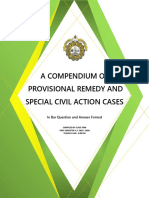 Provisional Remedies and Special Civil Actions 2019 2020