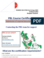 PBL Course Certification Requirements and Submission Instructions vs4