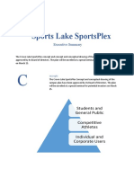 Sports Lake Sportsplex: Executive Summary