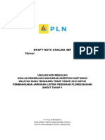 Pembangunan Listrik Pedesaan Flores Bagian Barat Tahap 1 - Nota Analisa RMP+KRR