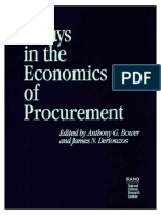 Bower, A. & Dertouzos, J. (Eds) - 1994 - Essays in The Economics of Procurement - RAND