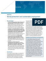 Social Protection and Sustainable Employment Briefing