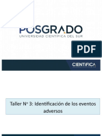 Taller 3 Identificación de Eventos Adversos