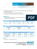 SMAW Electrodes: Product Features