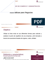 Ecuaciones lineales para el análisis de punto de equilibrio en negocios