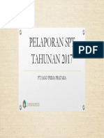 Pelaporan SPT Tahunan 2017