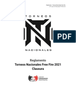 Reglamento - Torneos Nacionales FF 2021 - Clausura