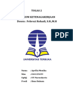 Tugas 2 Hukum Ketenagakerjaan (Aprilla Monika - 044135459 - Ilmu Hukum)