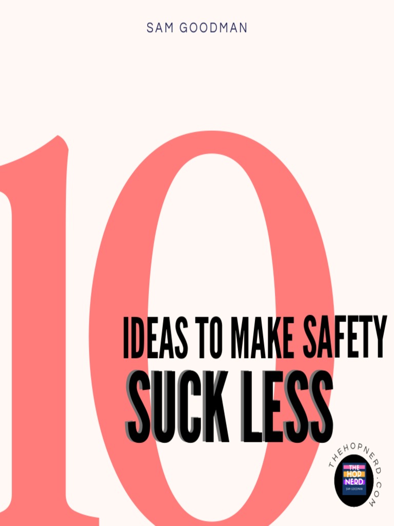 Ideas To Make Safety Suckless | PDF | Psychology | Psychological Concepts