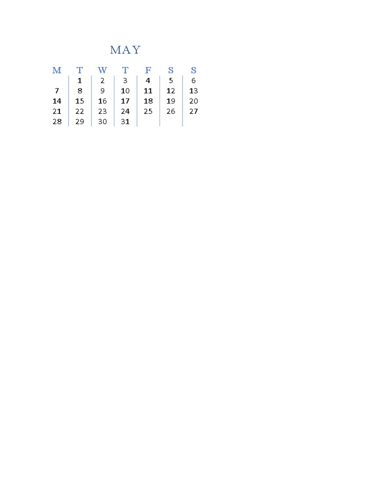 Calendar | PDF