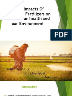 The Impacts of Chemical Fertilizers On The Human Health and Our Environment