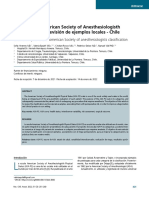 Clasificación American Society of Anesthesiologisth Physical Status: Revisión de Ejemplos Locales - Chile