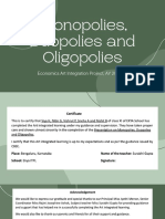 Economics AIP - Monopolies, Duopolies and Oligopolies