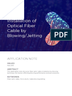 Installation of Optical Fiber Cable by Blowing-Final