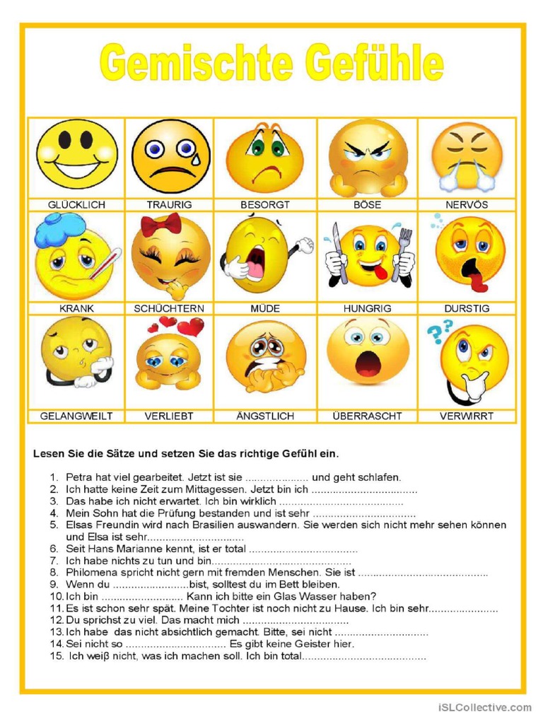 Emotionen 1 | PDF
