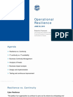 2019-06-26 Item 3 - Operational Resilience