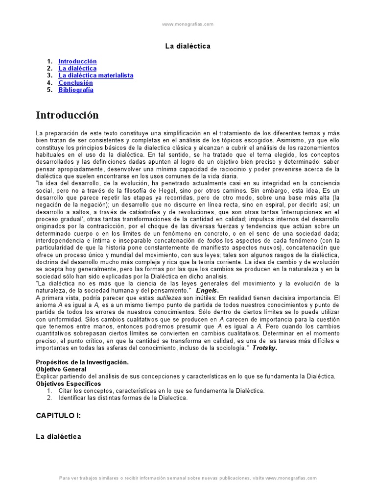 Dialectica Pdf Dialéctico Marxismo