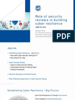 2019-06-26 Item 4 - Role of Security Reviews in Building Cyber Resilience