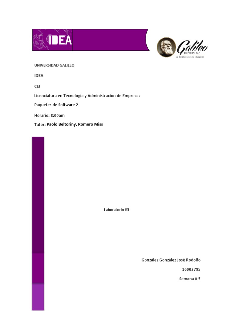 Laboratorio 3A | PDF