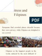 Stress and the Filipino Culture: A Sociological Perspective