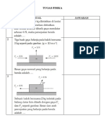 Tugas Fisika Hukum Newton