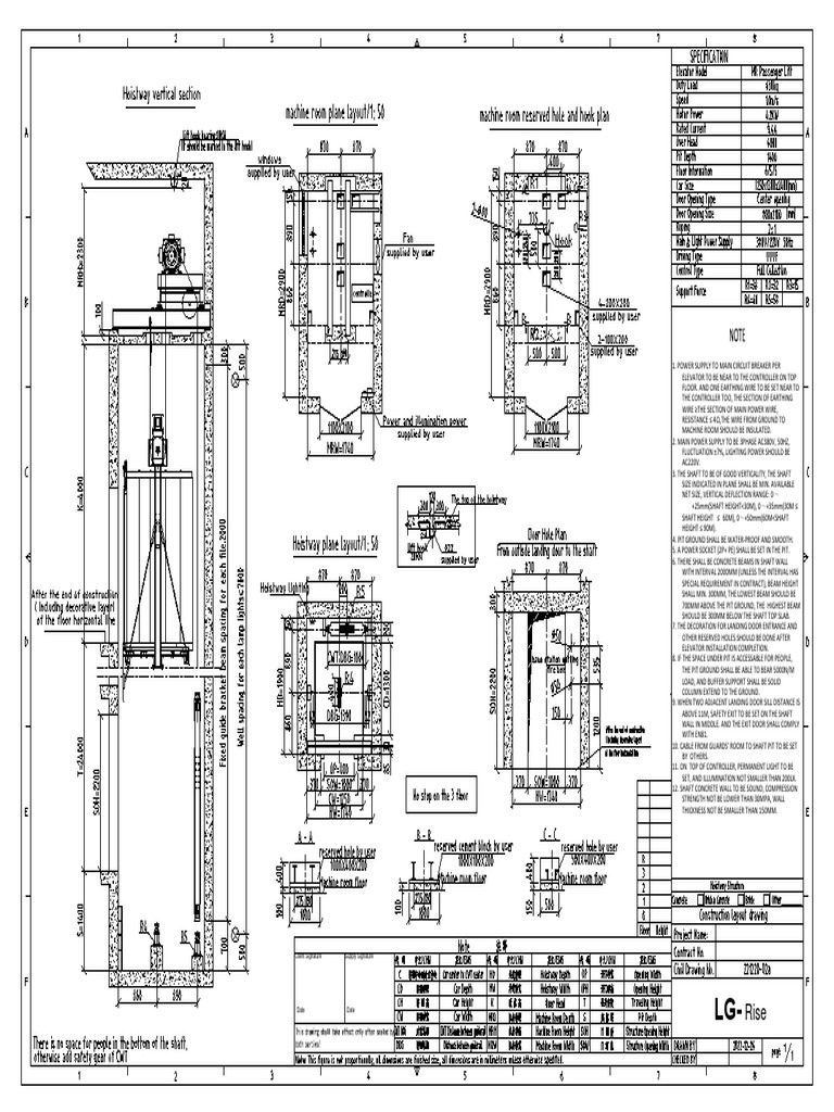 Elevator Installation Requirements and Specifications PDF Elevator