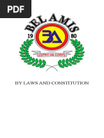 Bel Amis Fraternal Organization ByLaws and Constitution