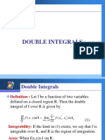 CALCULATING DOUBLE INTEGRALS