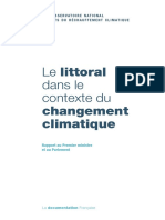 Le Littoral Dans Le Contexte Du Changement Climatique: Bservatoirenational Surleseffetsduréchauffementclimatique