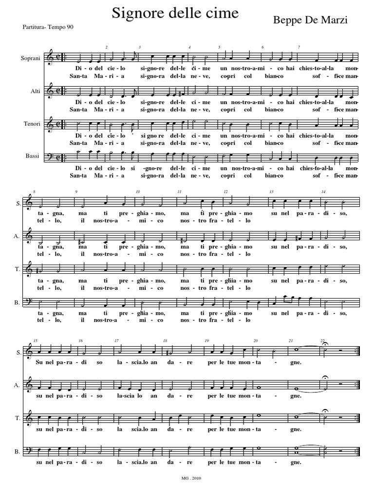 Signore Delle Cime Originale Pdf