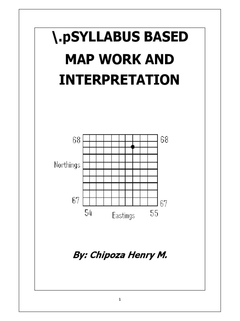 Geography Map Reading PDF River Contour Line