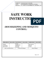 GMSB - Level 3 - SWI - 003 - Housekeeping and Mosquito Control