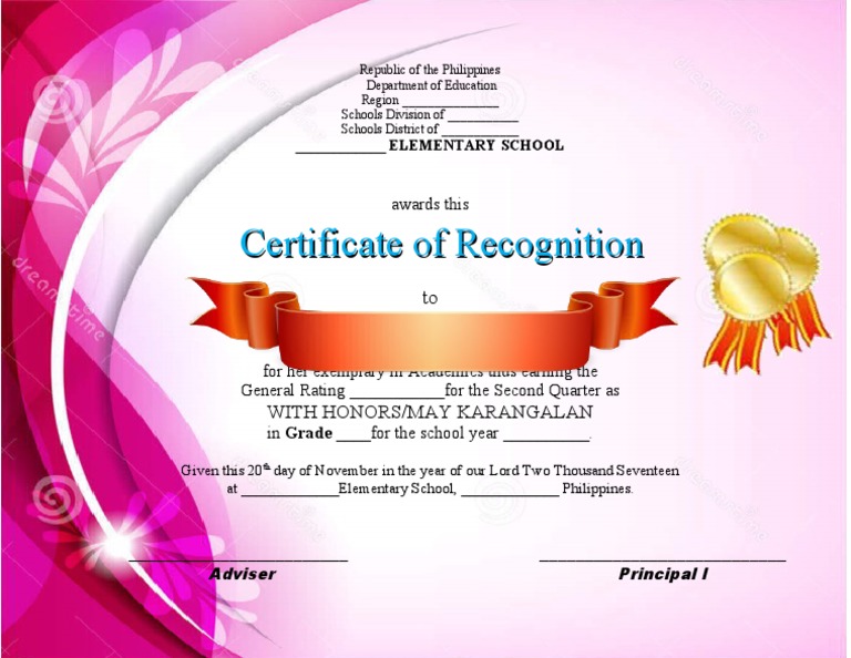 Recognition Award | PDF