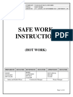 Hot Work Safety Procedure
