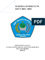 Program kurikulum SMP Mangun Jaya 2022-2023