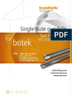 BOTEK Single Flute Gundrills Type 110