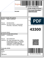 TMH-IP1-SHA: Return Label