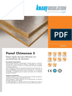 Panel Lana Mineral Chimenea X CM Espesor CM 10015012 Techsheetsup