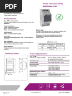 Uploads Product Datasheet Rish Relay PHR-Phase Failure Relay Rev-F